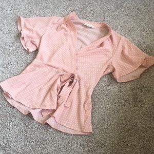 Monteau faux wrap top